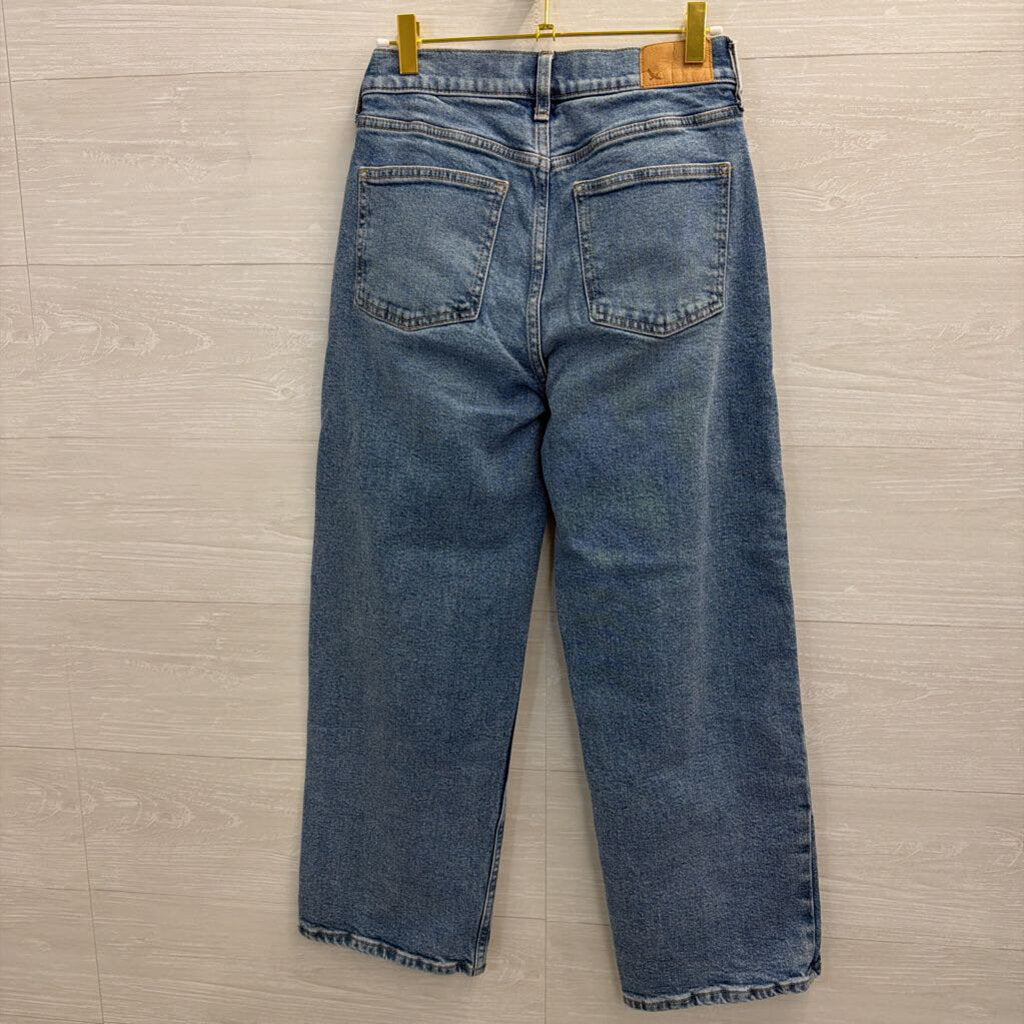 Eddie Bauer Light Wash Authentic Voyager High Rise Crop Jeans 4