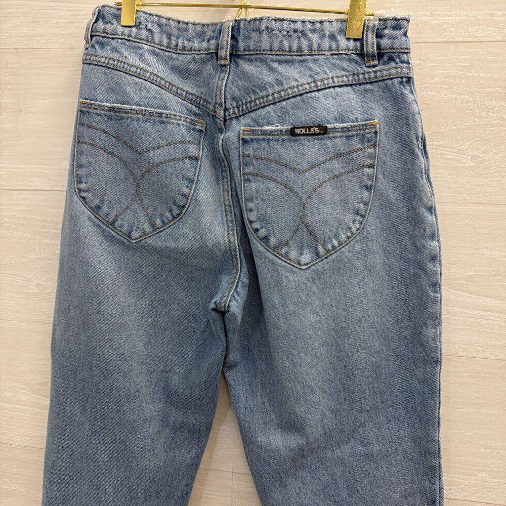 Rolla's Light Wash Classic Straight Jeans 27