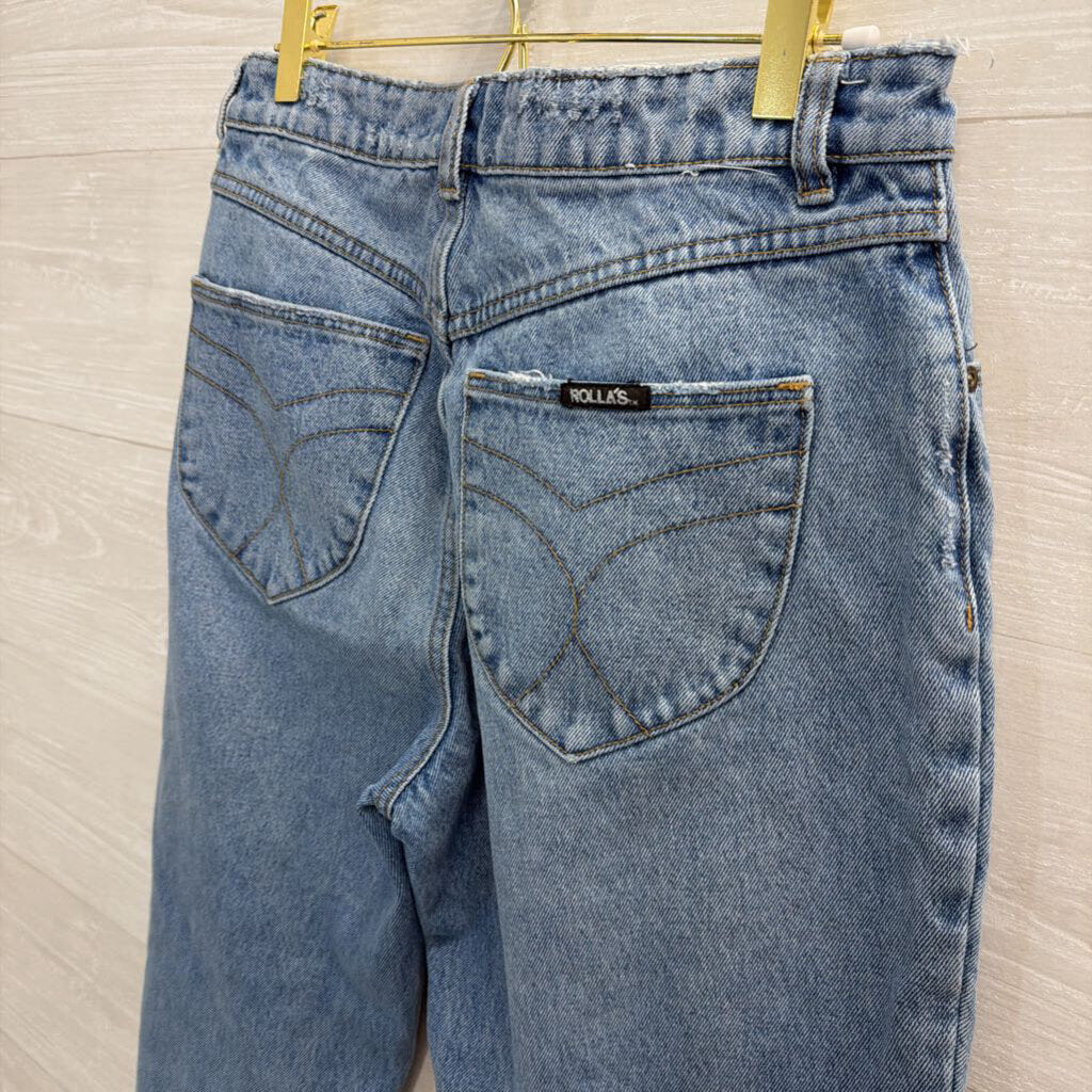 Rolla's Light Wash Classic Straight Jeans 27