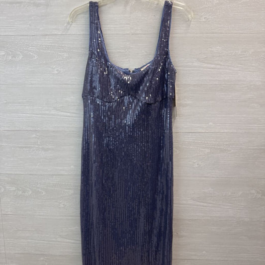 Pilcro Blue Sequin Long Formal Dress Small