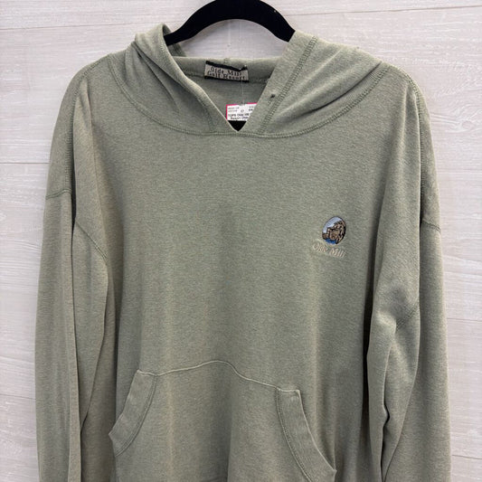 Olde Mill Golf Resort Green Hooded Long Sleeve Pullover Large