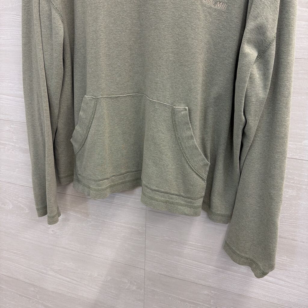 Olde Mill Golf Resort Green Hooded Long Sleeve Pullover Large