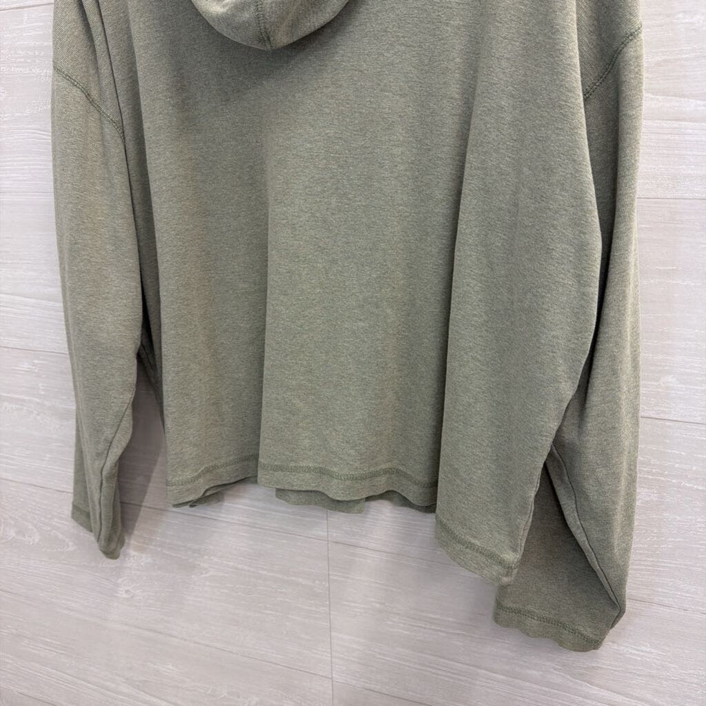 Olde Mill Golf Resort Green Hooded Long Sleeve Pullover Large