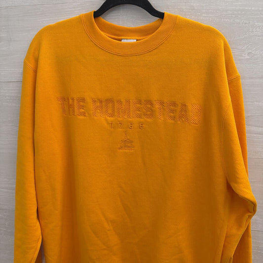 Orange Embroidered The Homestead Crewneck Sweatshirt Medium