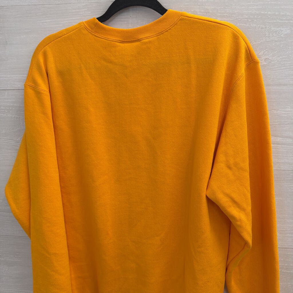 Orange Embroidered The Homestead Crewneck Sweatshirt Medium