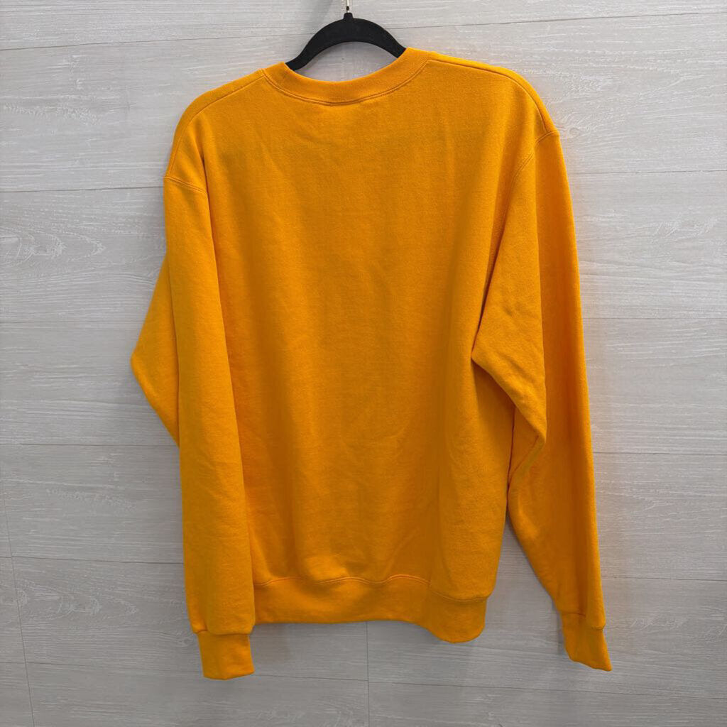 Orange Embroidered The Homestead Crewneck Sweatshirt Medium