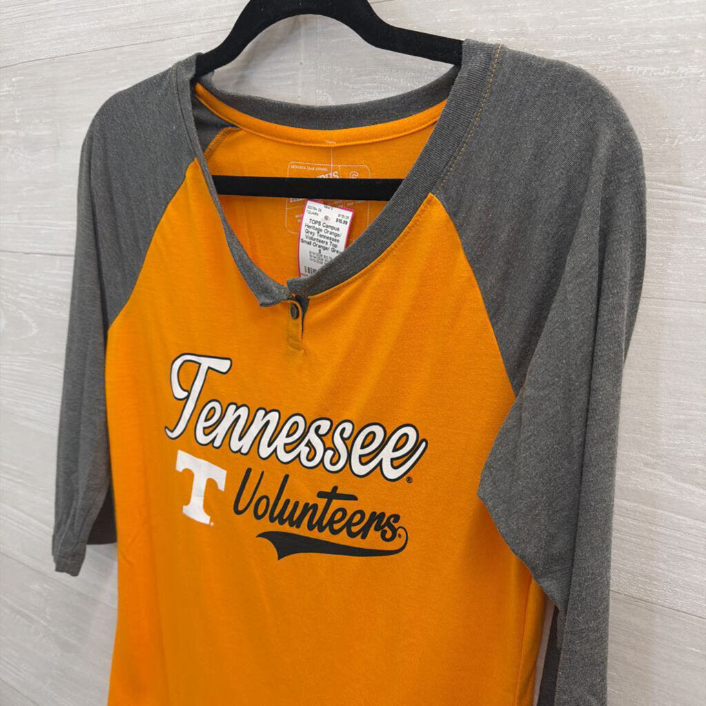 Orange/ Grey Tennessee Volunteers Top Small