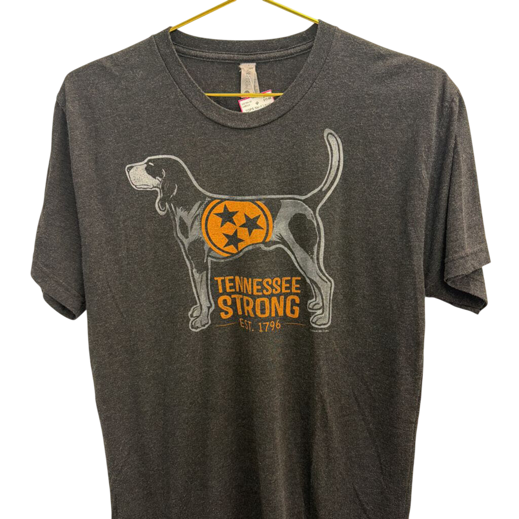 Grey Tennessee Strong Short Sleeve Graphic Tee Medium