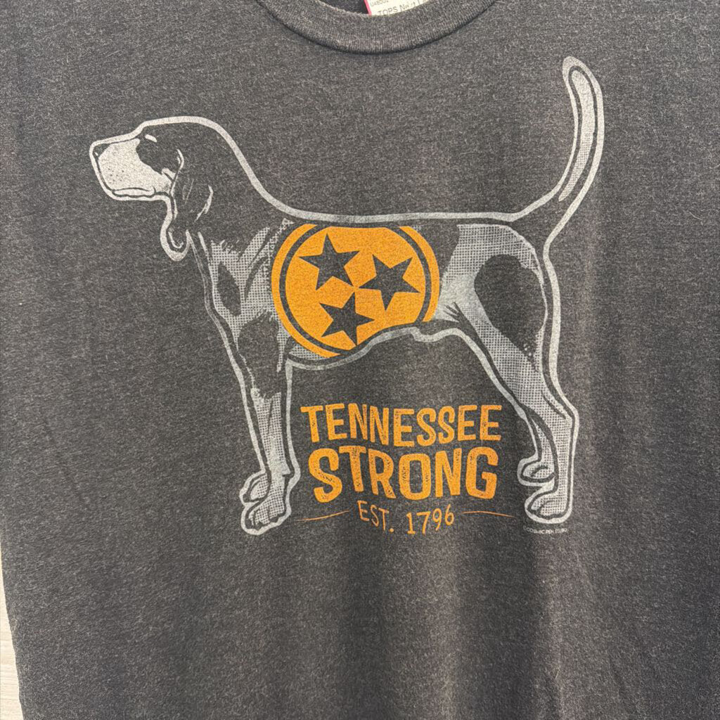 Grey Tennessee Strong Short Sleeve Graphic Tee Medium