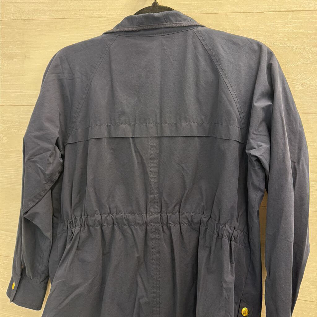 Loft Navy/ Gold Utility Jacket Small Petite