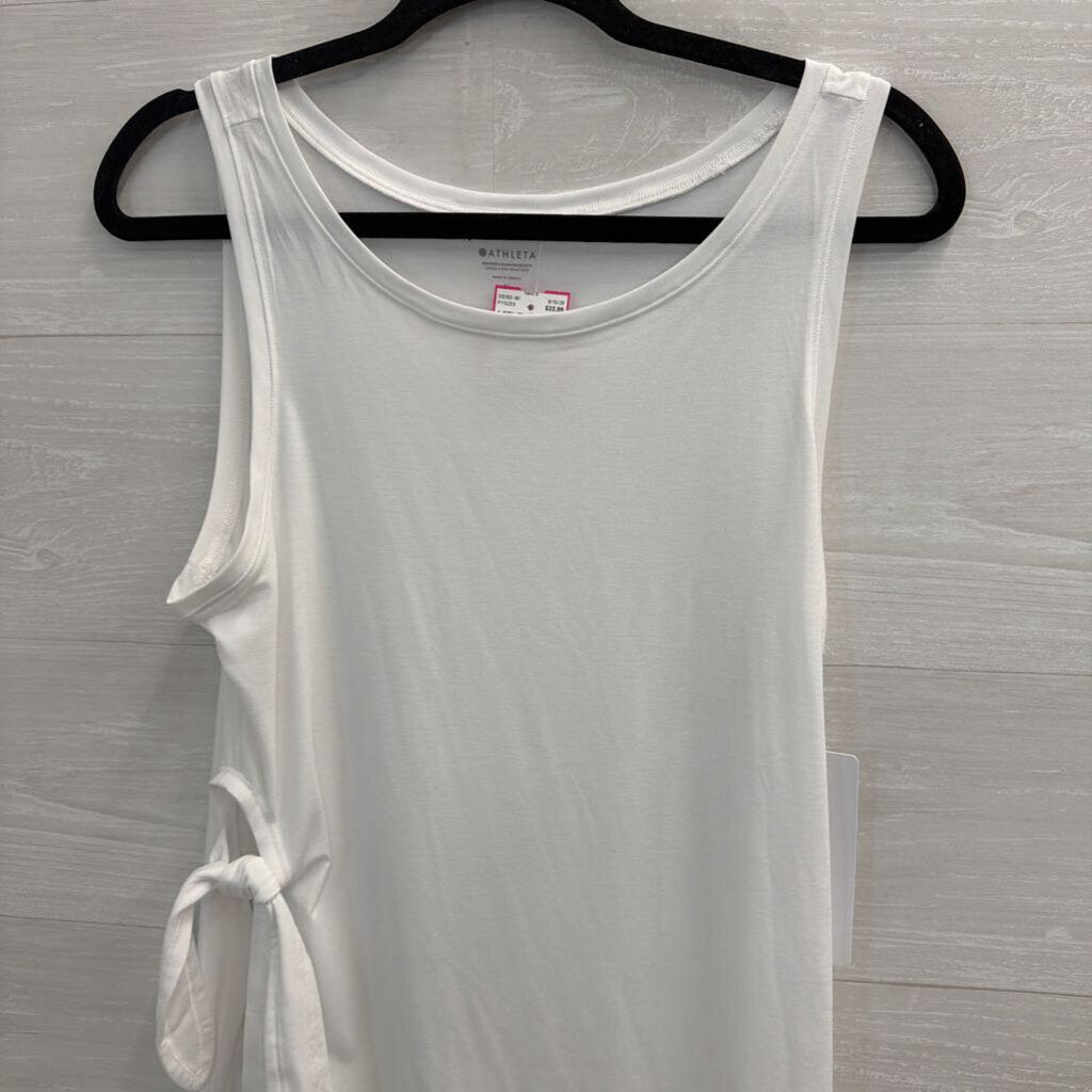 Athleta White Tie Side Tank Top Medium