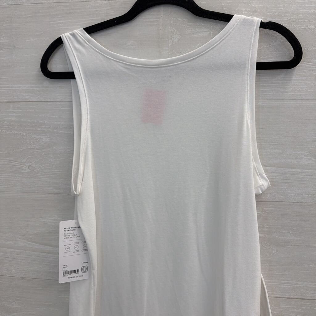 Athleta White Tie Side Tank Top Medium
