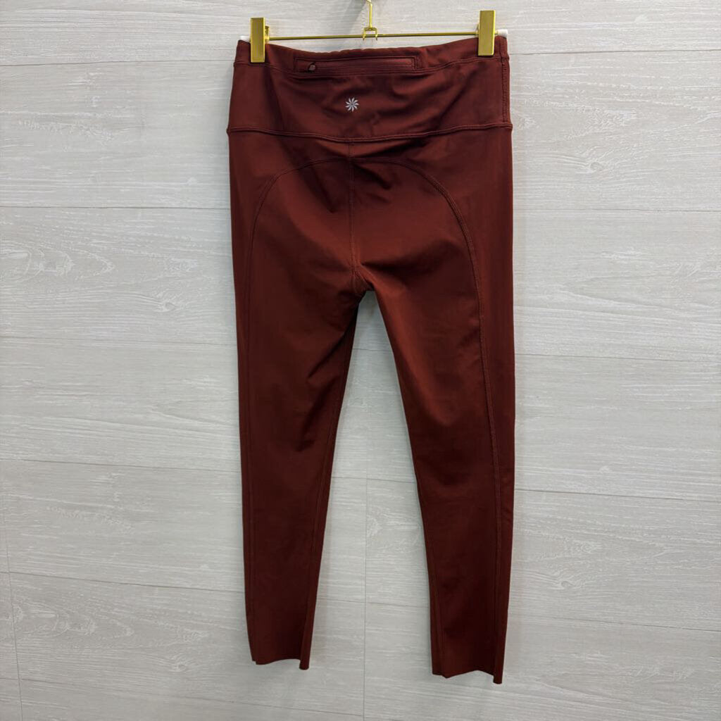 Athleta Red Cropped Leggings Small