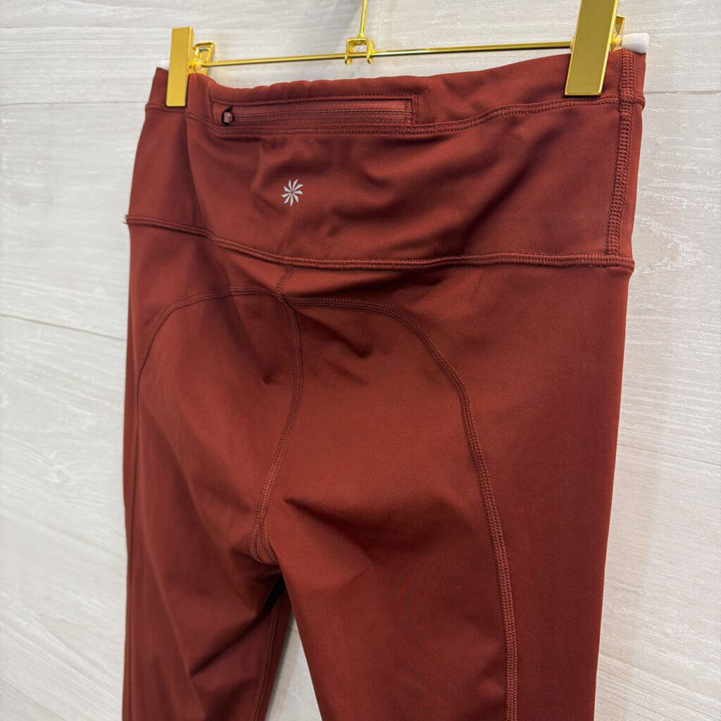 Athleta Red Cropped Leggings Small