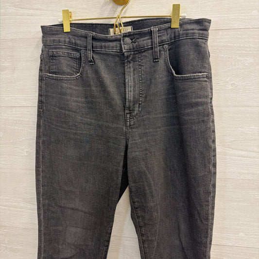 Madewell Black Denim The Perfect Vintage Crop Jeans 29 Petite