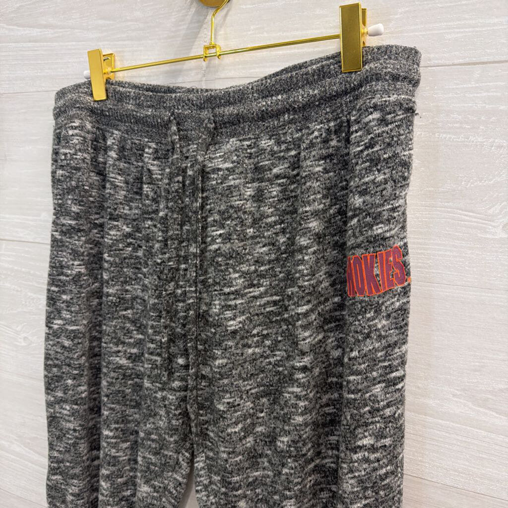 Captivating Apparel Heather Grey Virginia Tech Hokies Joggers Medium