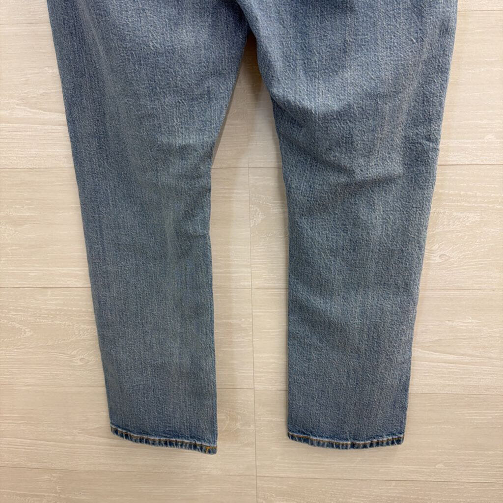Pilcro Light Wash Slim Boyfriend Patchwork Detail Jeans 31