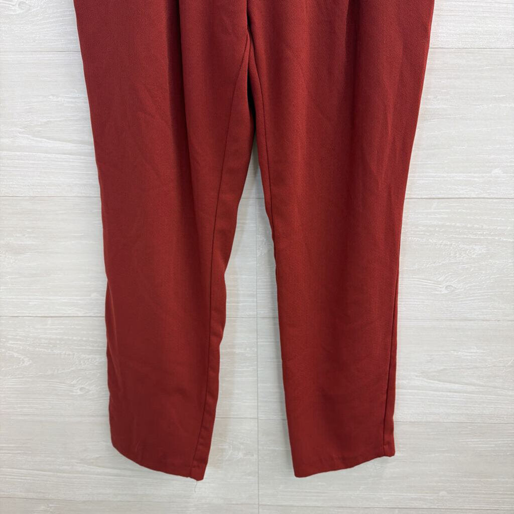 Primark Red High Waisted Trouser Pants 4