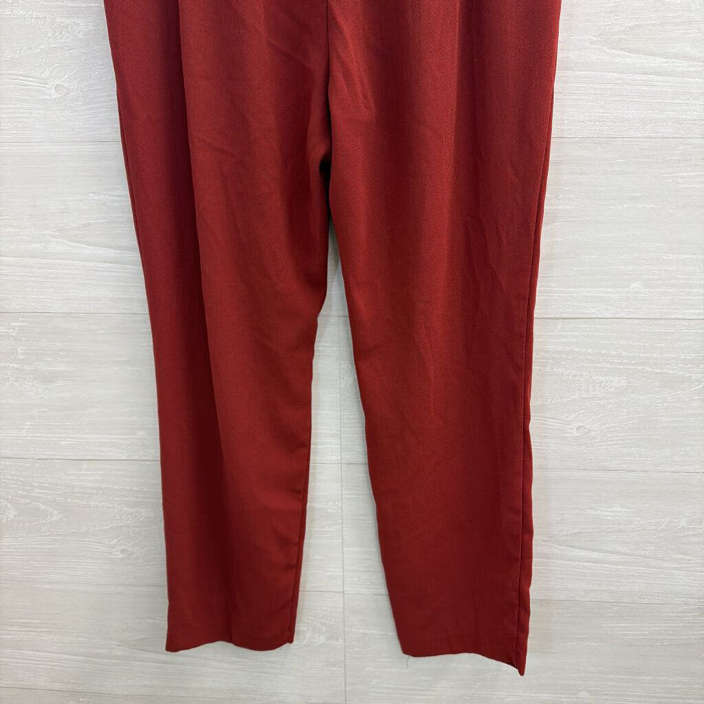Primark Red High Waisted Trouser Pants 4