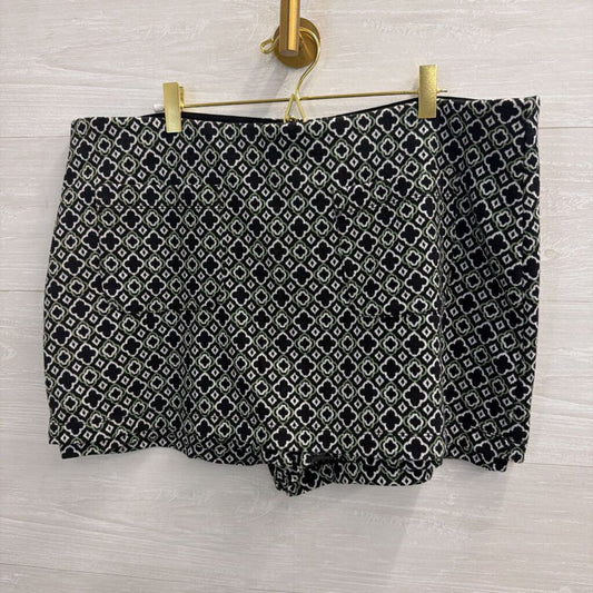 Maeve Black/ White Print Skort Extra Large