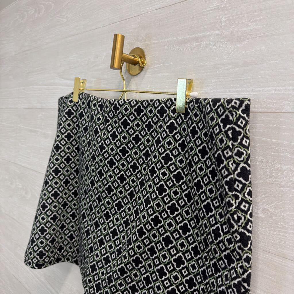 Maeve Black/ White Print Skort Extra Large