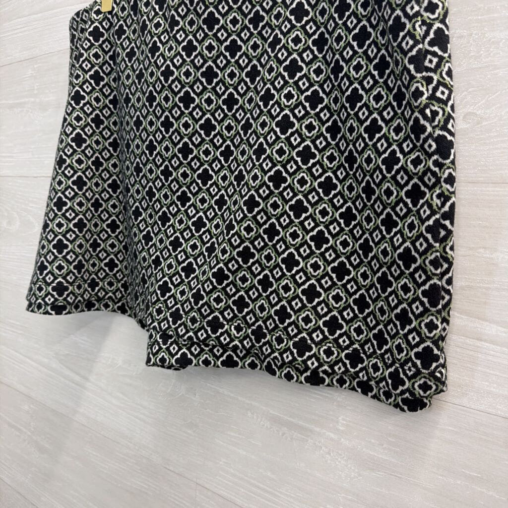 Maeve Black/ White Print Skort Extra Large