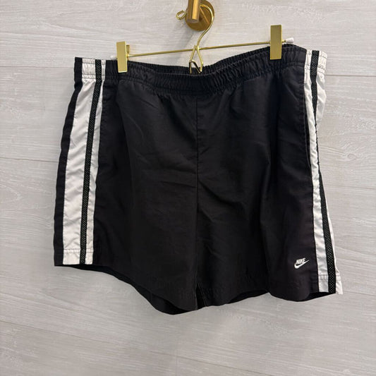 Nike Black/ White Athletic Shorts Large