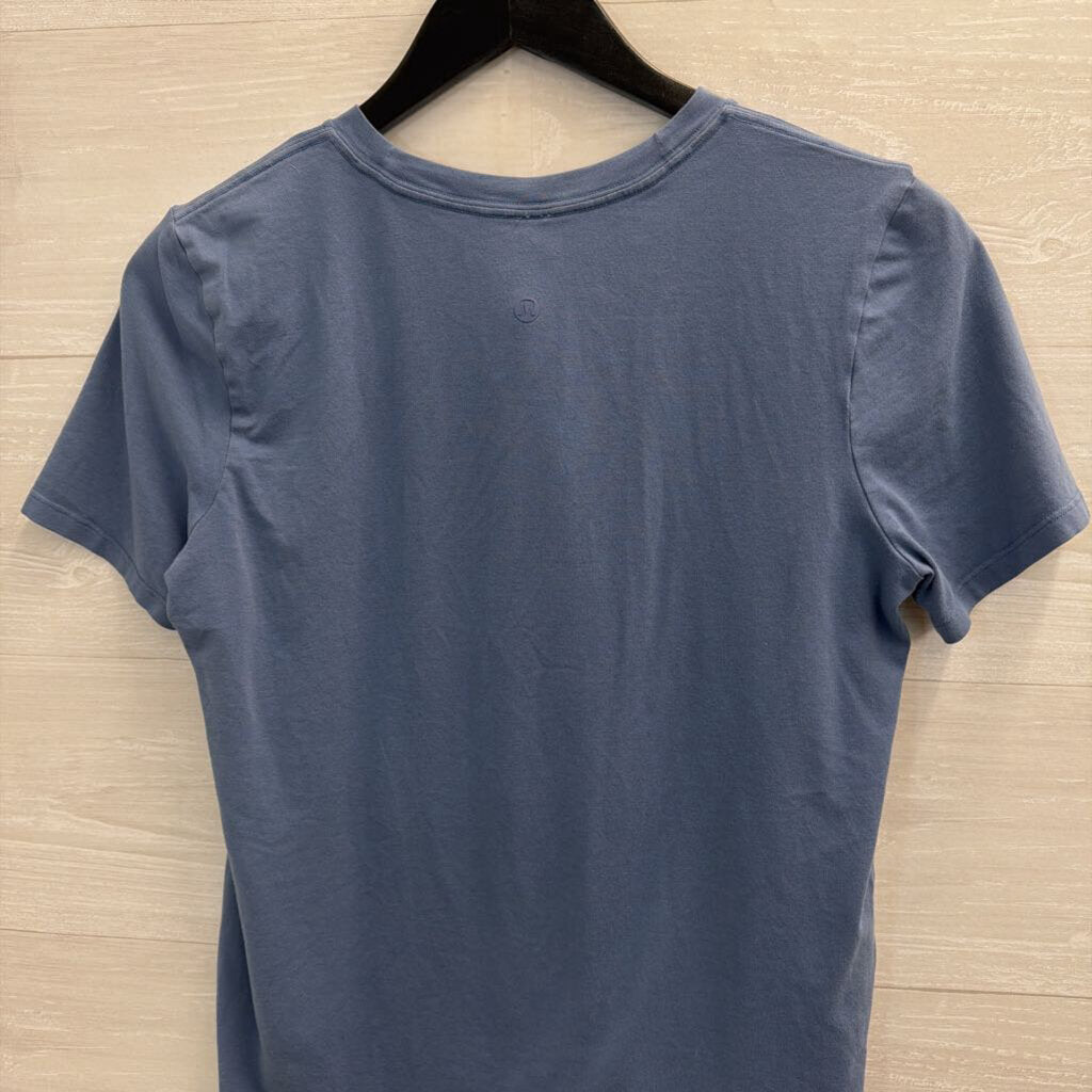 Lululemon Blue Short Sleeve Athletic Top 4
