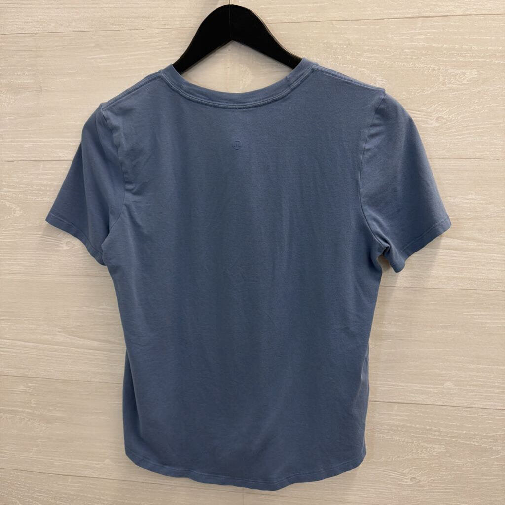 Lululemon Blue Short Sleeve Athletic Top 4