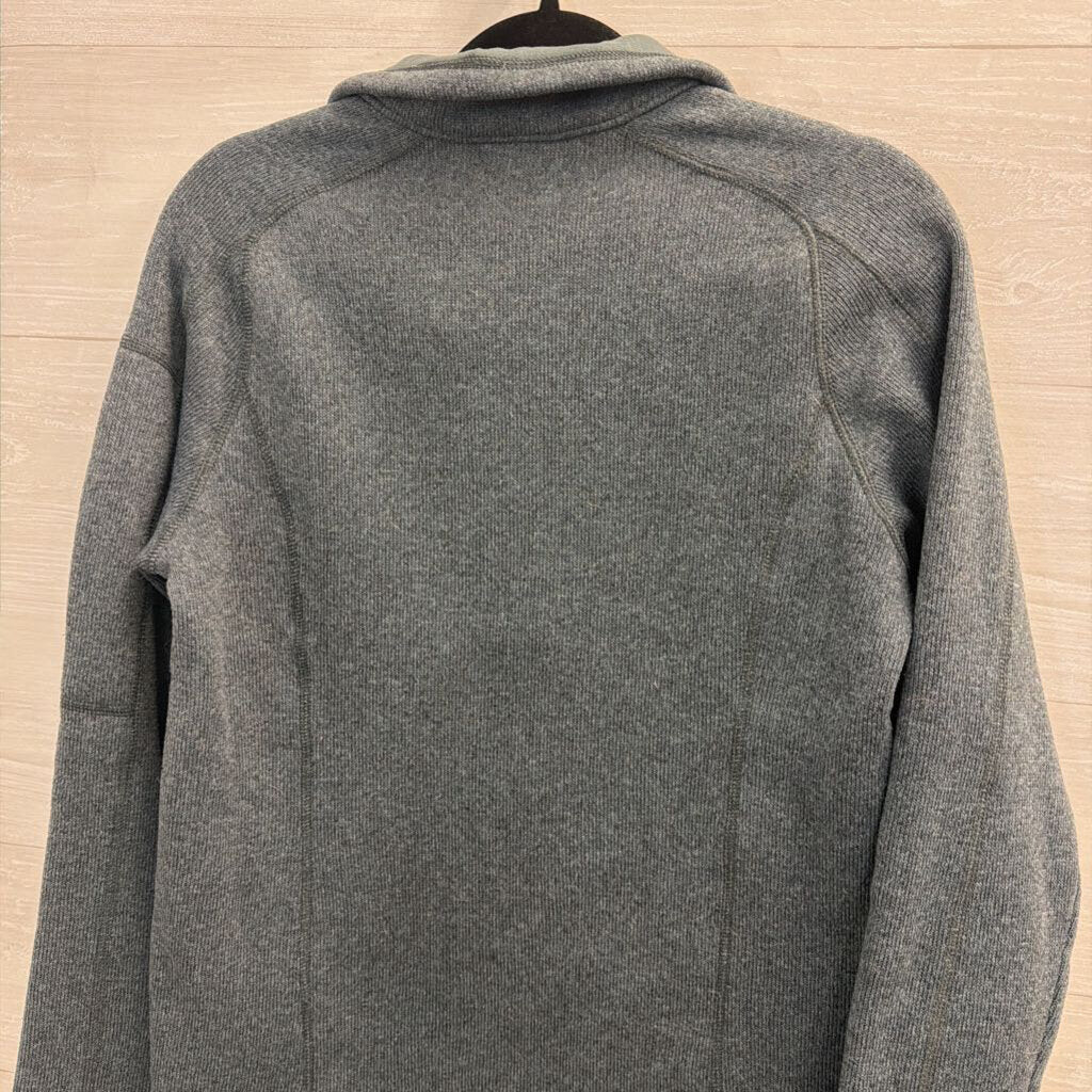 Patagonia Teal Fleece Quarter Zip Pullover Medium