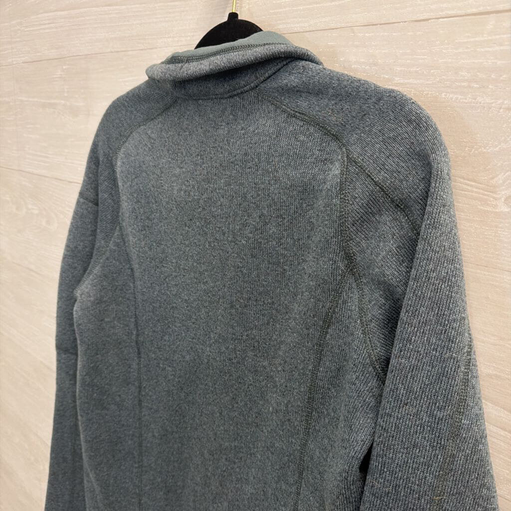 Patagonia Teal Fleece Quarter Zip Pullover Medium