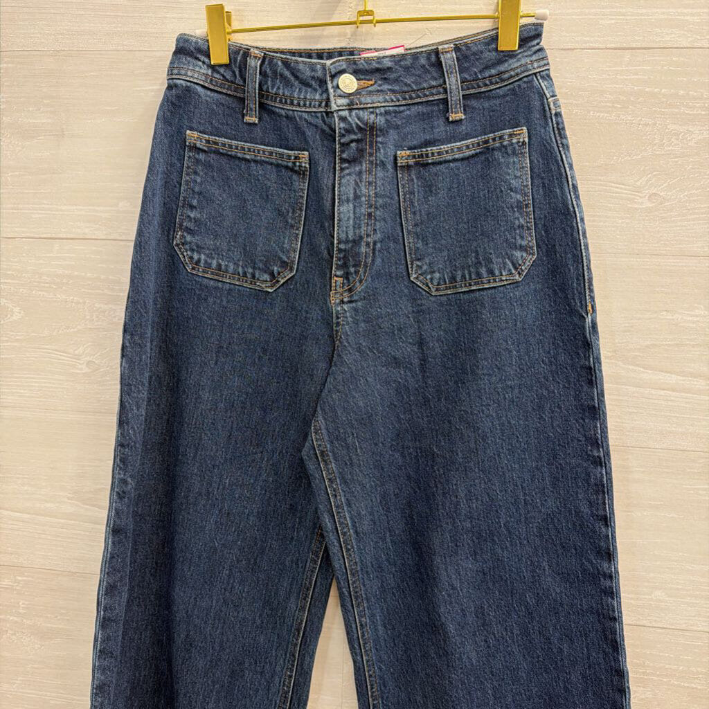 Mavi Dark Wash Paloma Marine High Rise Wide Leg Jeans 26