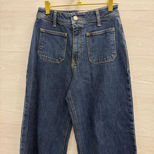 Mavi Dark Wash Paloma Marine High Rise Wide Leg Jeans 26