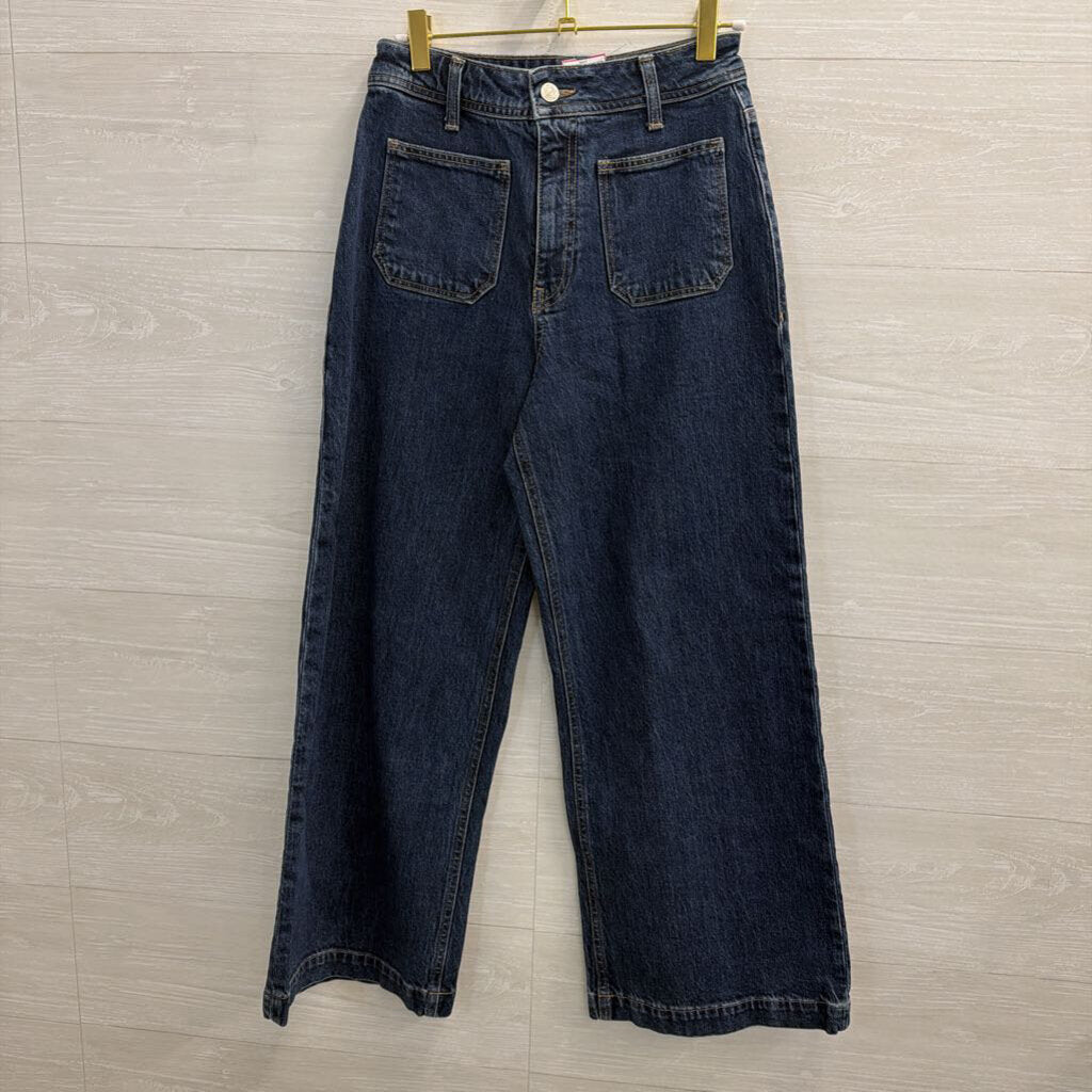 Mavi Dark Wash Paloma Marine High Rise Wide Leg Jeans 26