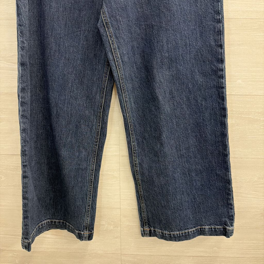 Mavi Dark Wash Paloma Marine High Rise Wide Leg Jeans 26