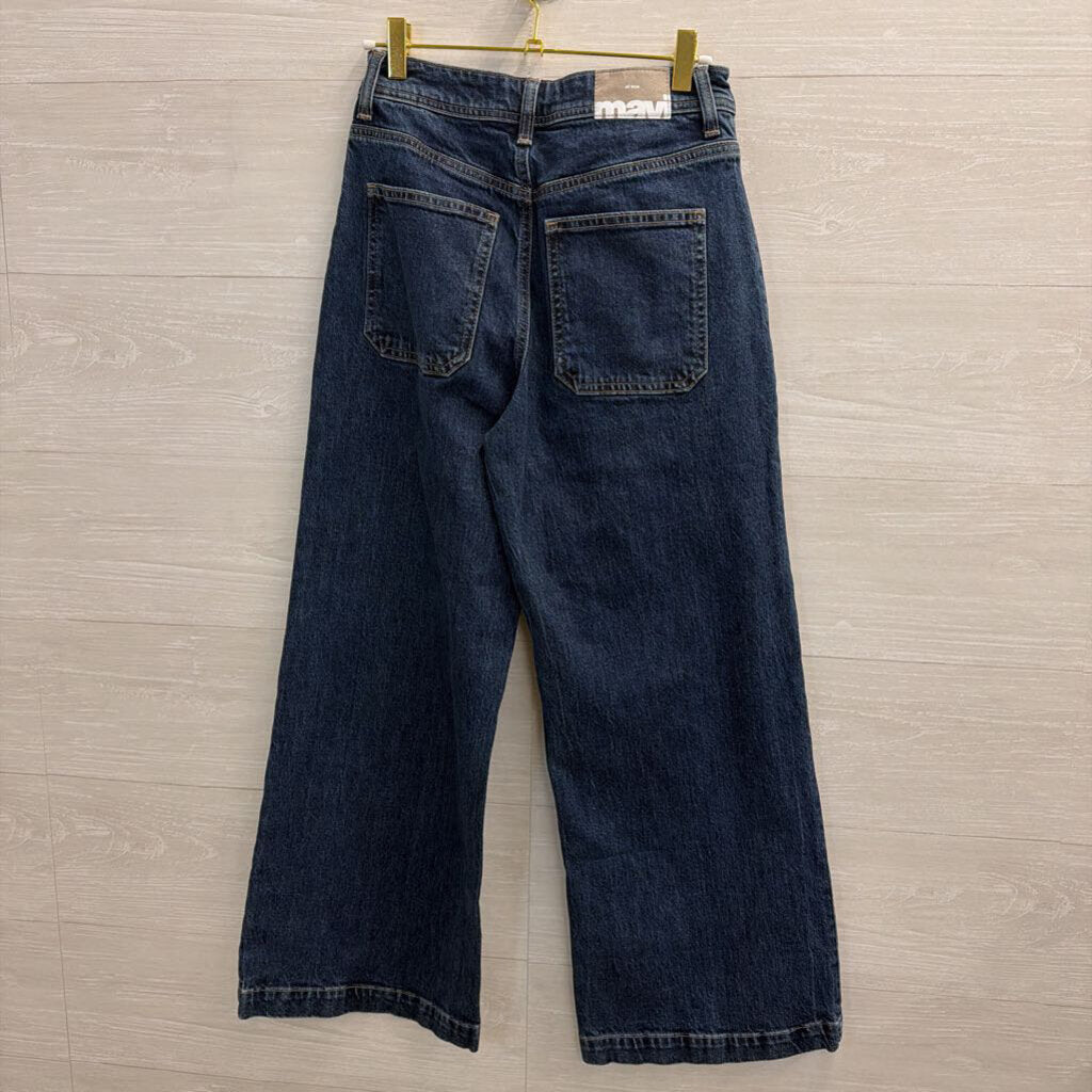 Mavi Dark Wash Paloma Marine High Rise Wide Leg Jeans 26