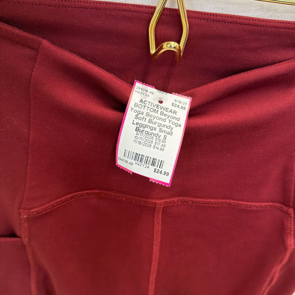 Beyond Yoga Soft Burgundy Leggings Small