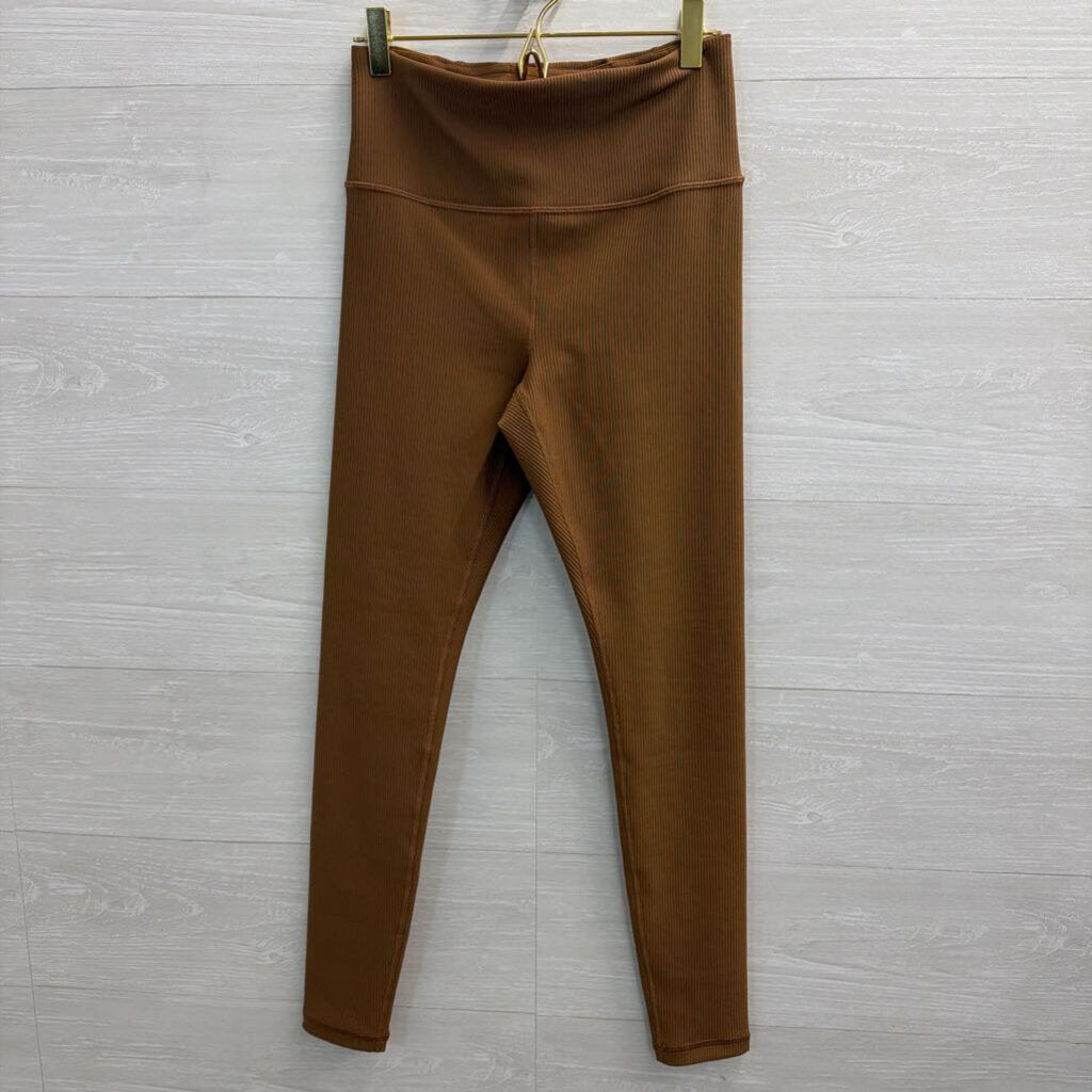 Athleta Brown Ribbed Leggings Small