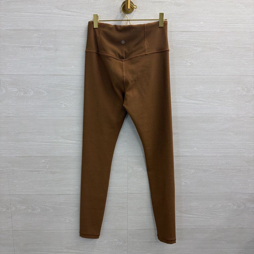 Athleta Brown Ribbed Leggings Small