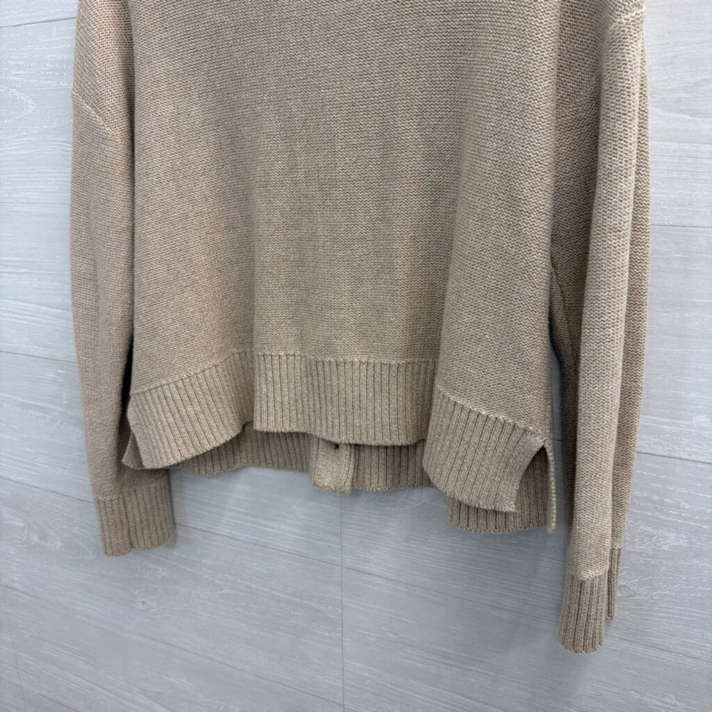 Quince Brown Knit Cardigan Sweater Extra Small