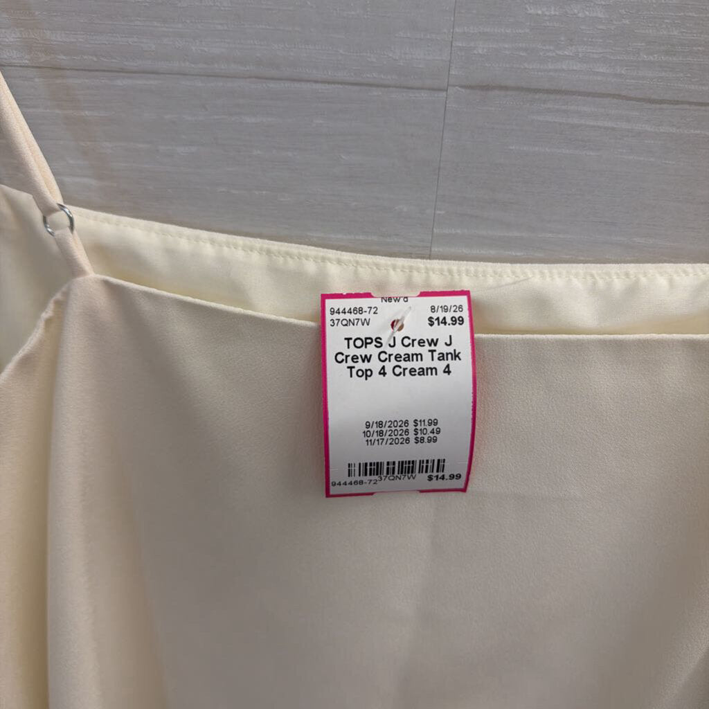 J Crew Cream Tank Top 4