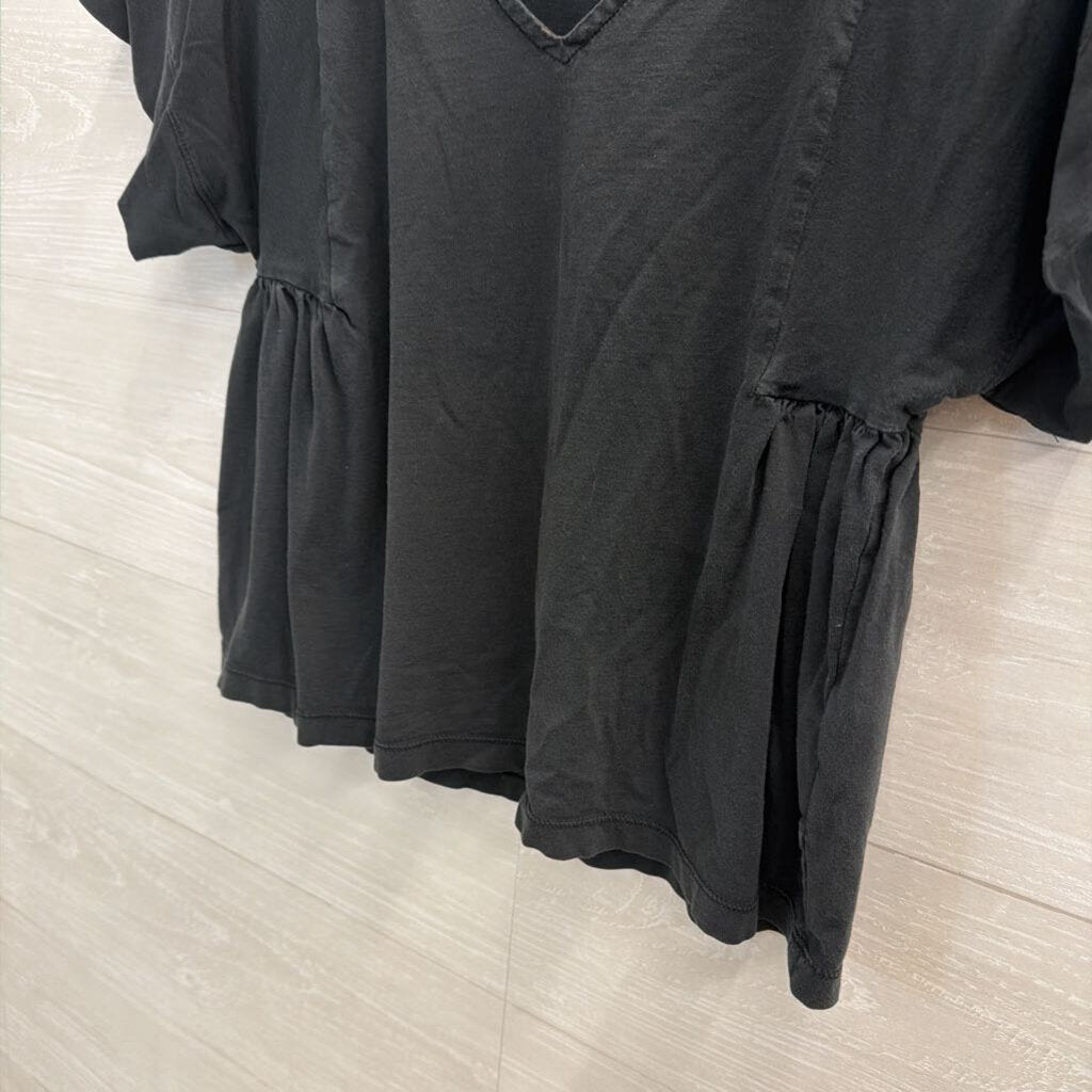 Madewell Black Short Sleeve Top Small