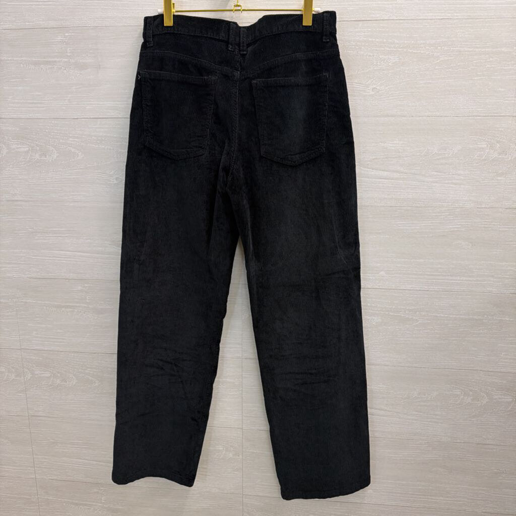 We The Free Black Corduroy Wide Leg Pants 28