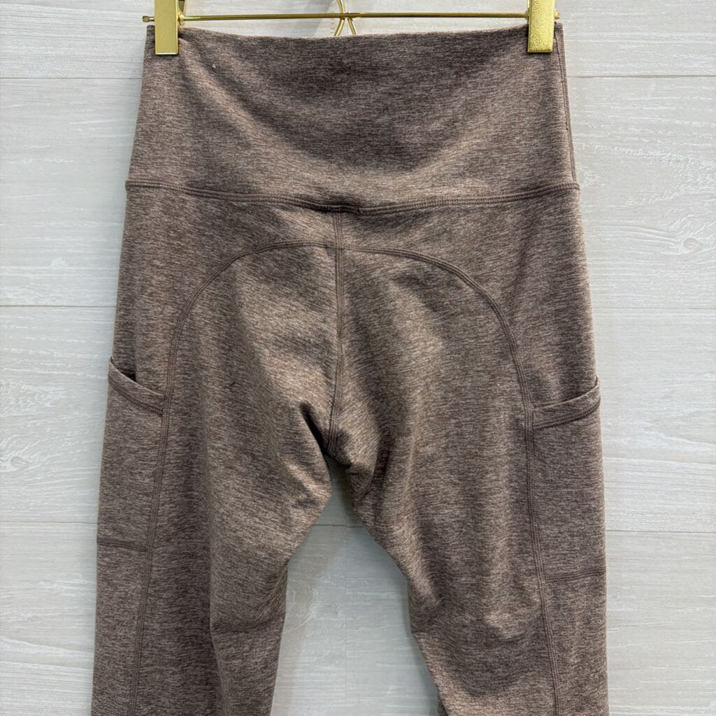 Offline by Aerie Brown Heathered Leggings Medium