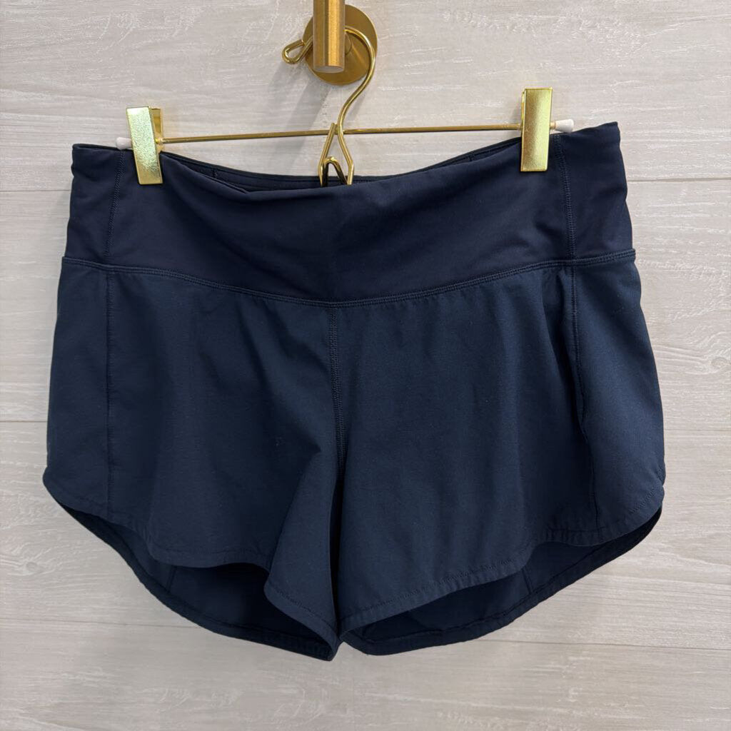 Lululemon Navy Athletic Shorts 6 Tall