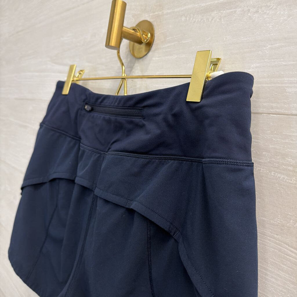 Lululemon Navy Athletic Shorts 6 Tall