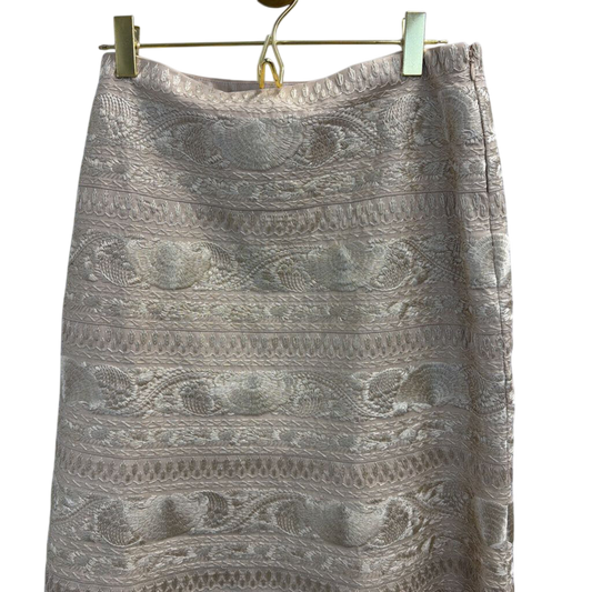 Etcetera Gold Embroidered Skirt 6