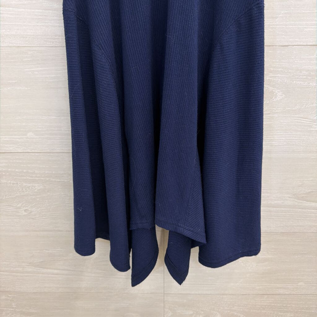 Gola for Anthropologie Navy Ribbed Sleeveless Dress Small