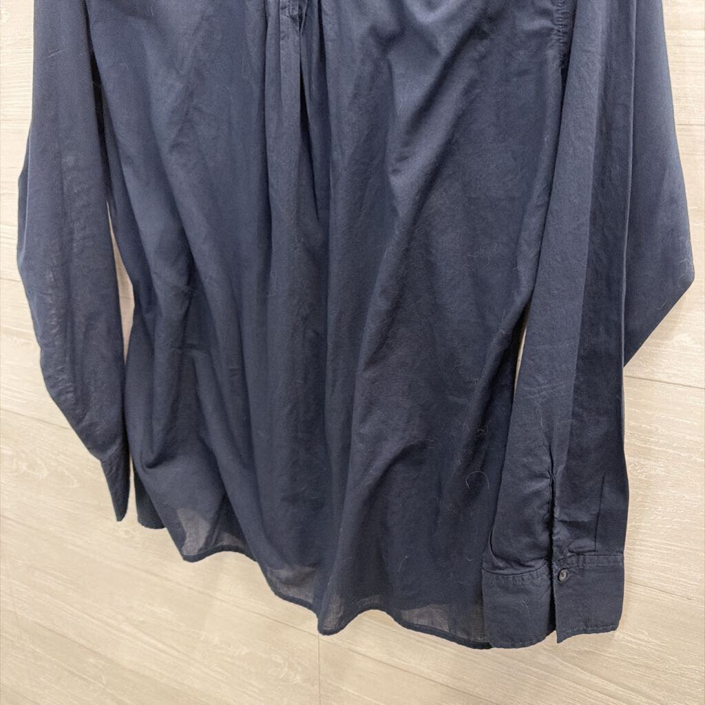 Eddie Bauer Navy Long Sleeve Top Extra Large Tall