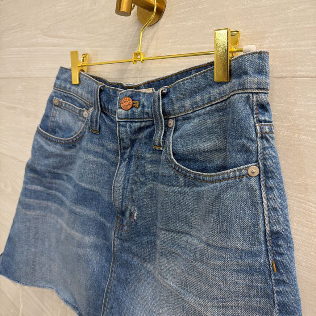 Madewell Medium Wash Denim Skirt 26